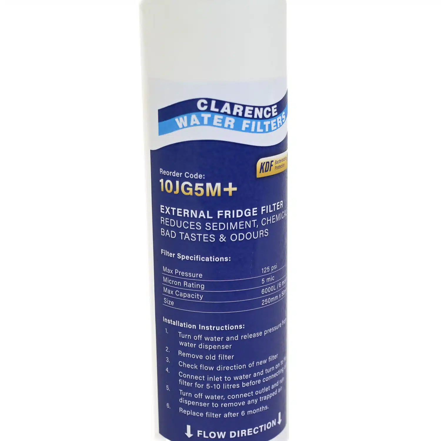 Genuine 10JG5M+ Premium External Inline Fridge Filter With KDF - Image 5