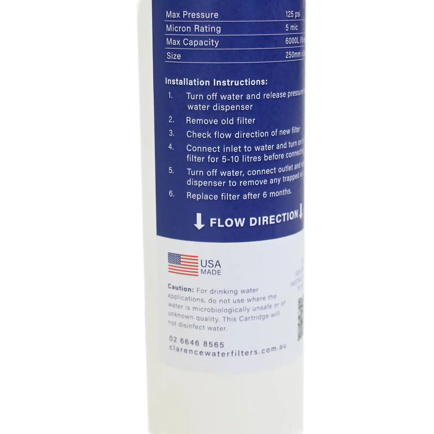 Genuine 10JG5M+ Premium External Inline Fridge Filter With KDF - Image 4