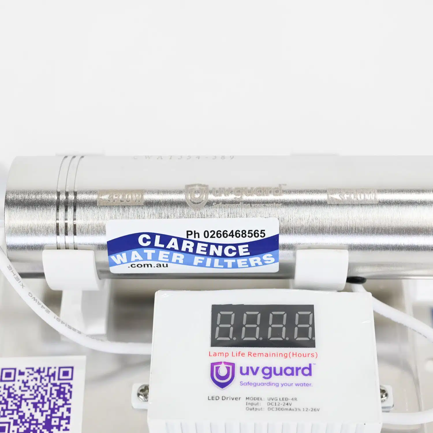 Caravan and RV LED 12V 240V UV Water Sterilizer 4 Lpm