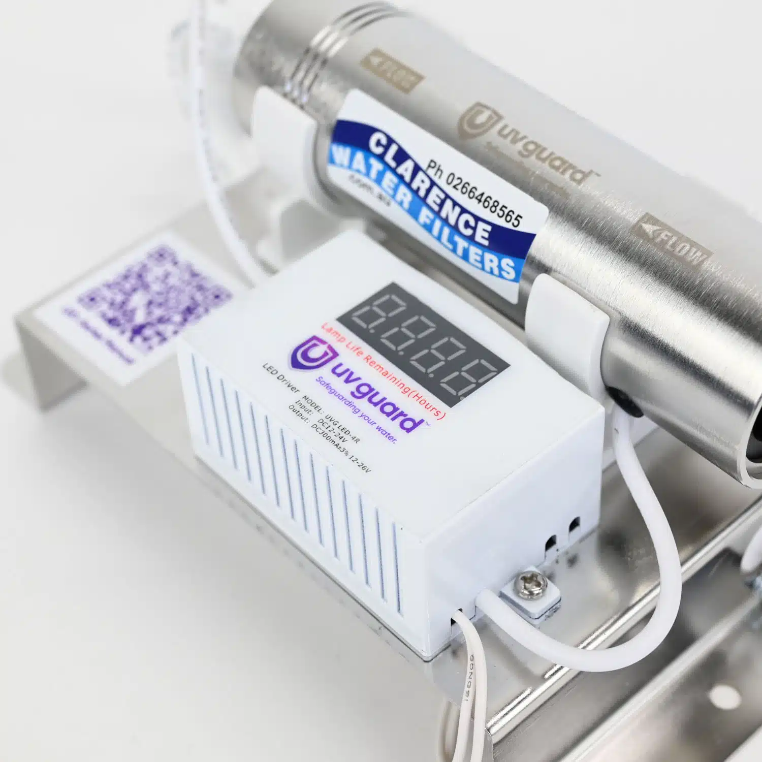 Caravan and RV LED 12V 240V UV Water Sterilizer 4 Lpm