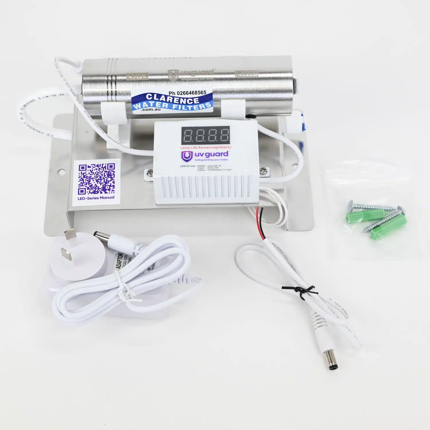 Caravan and RV LED 12V 240V UV Water Sterilizer 4 Lpm