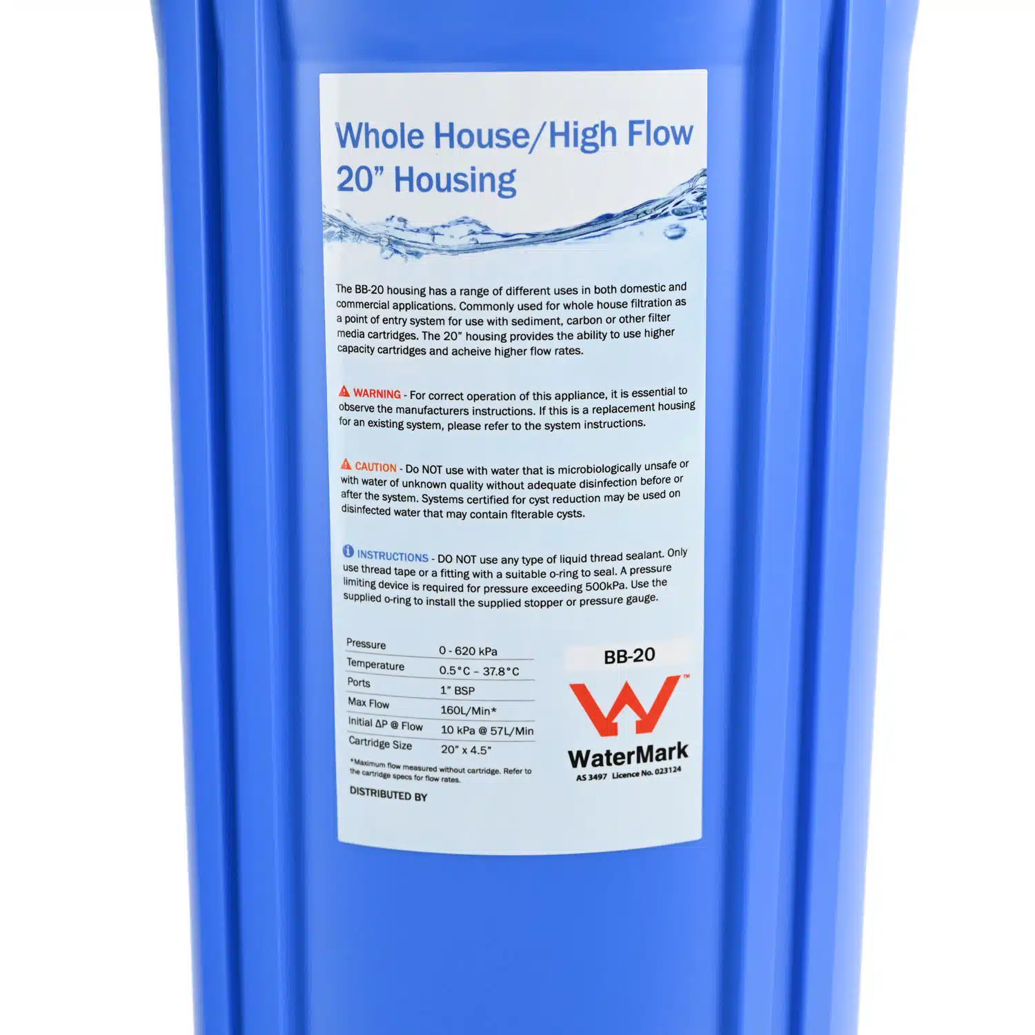 Chlorine Town Large Twin Whole of House Water Filter System With Reusable Filters.