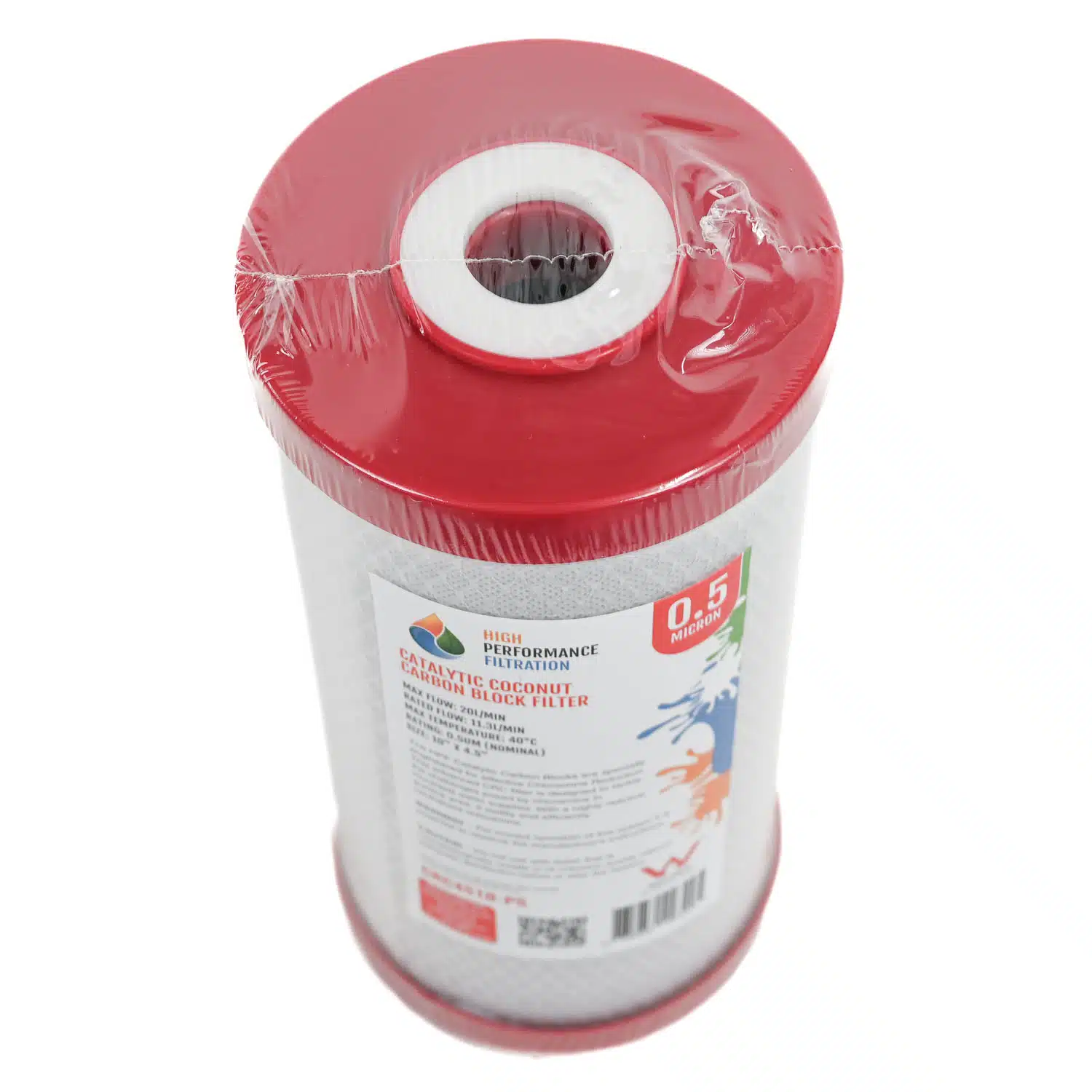 Chlorine and Chloramine Reduction Water Filter 10 inch by 4 point 5 inch CRC4510-P5 zero point 5 microns