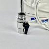 Closeup Shot of Diverter adaptoir on a Single 10 inch by 2.5 inch Bench Top Water Filter System