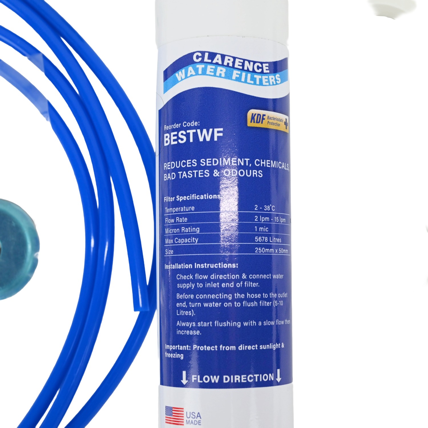 Complete Caravan or RV Under Sink Water Filter Kit - Image 2