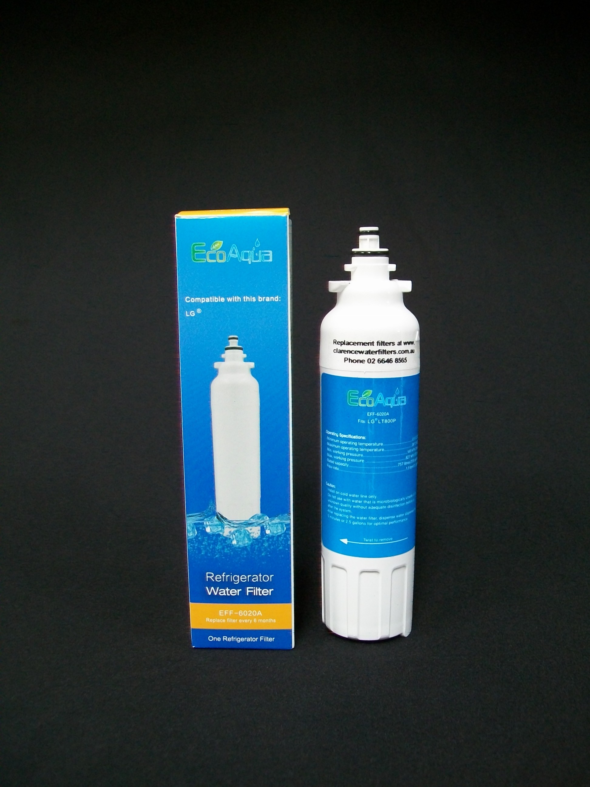 Clarence Water Filters Australia ECOAqua EFF6020A replaces LG LT800P