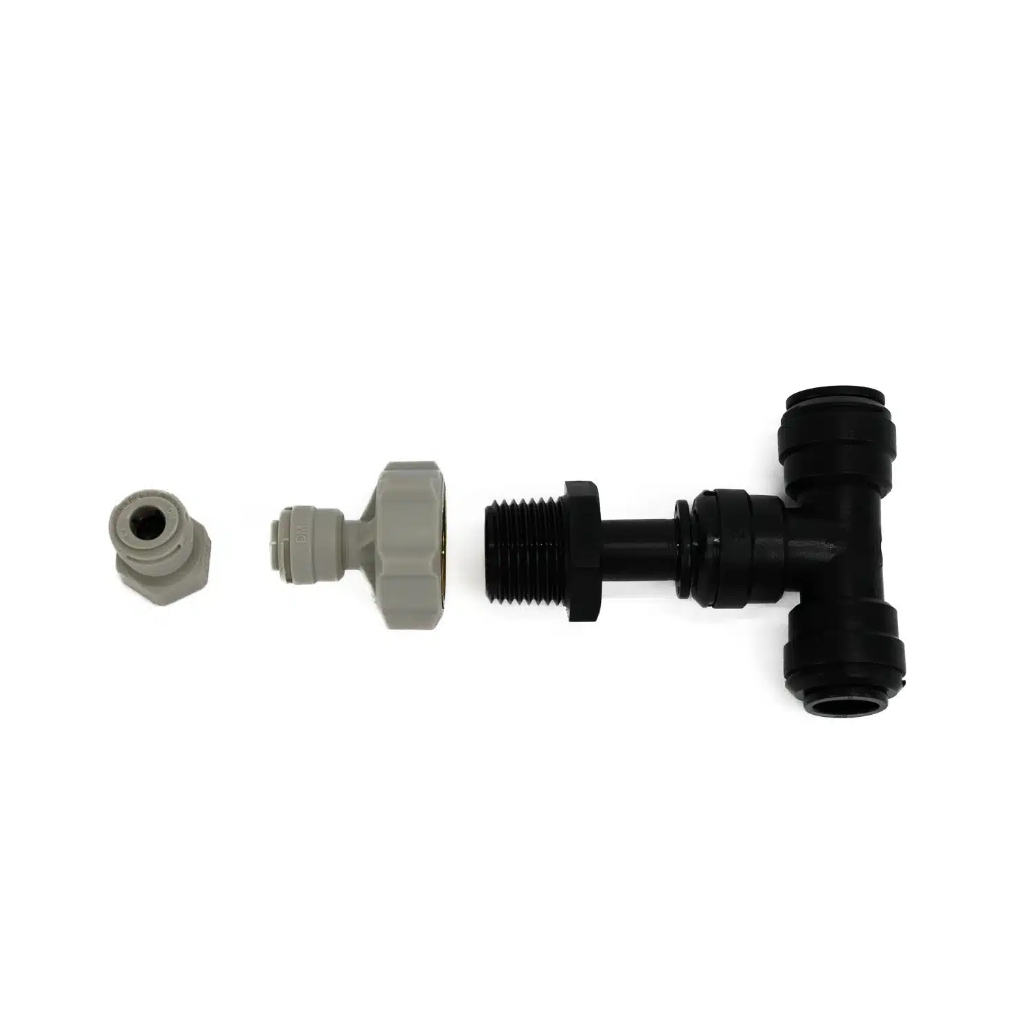 Fittings included with the Everpure 2DC Caravan Filter Kit