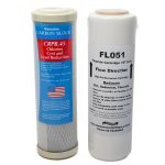 FL051 Fluoride Reduction & WC04 Carbon Filter Set