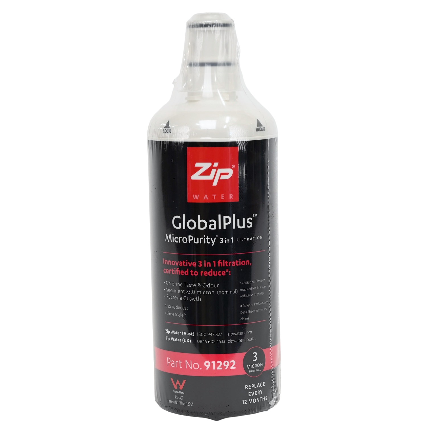 Genuine ZIP 91292 Water Filter 3 Micron