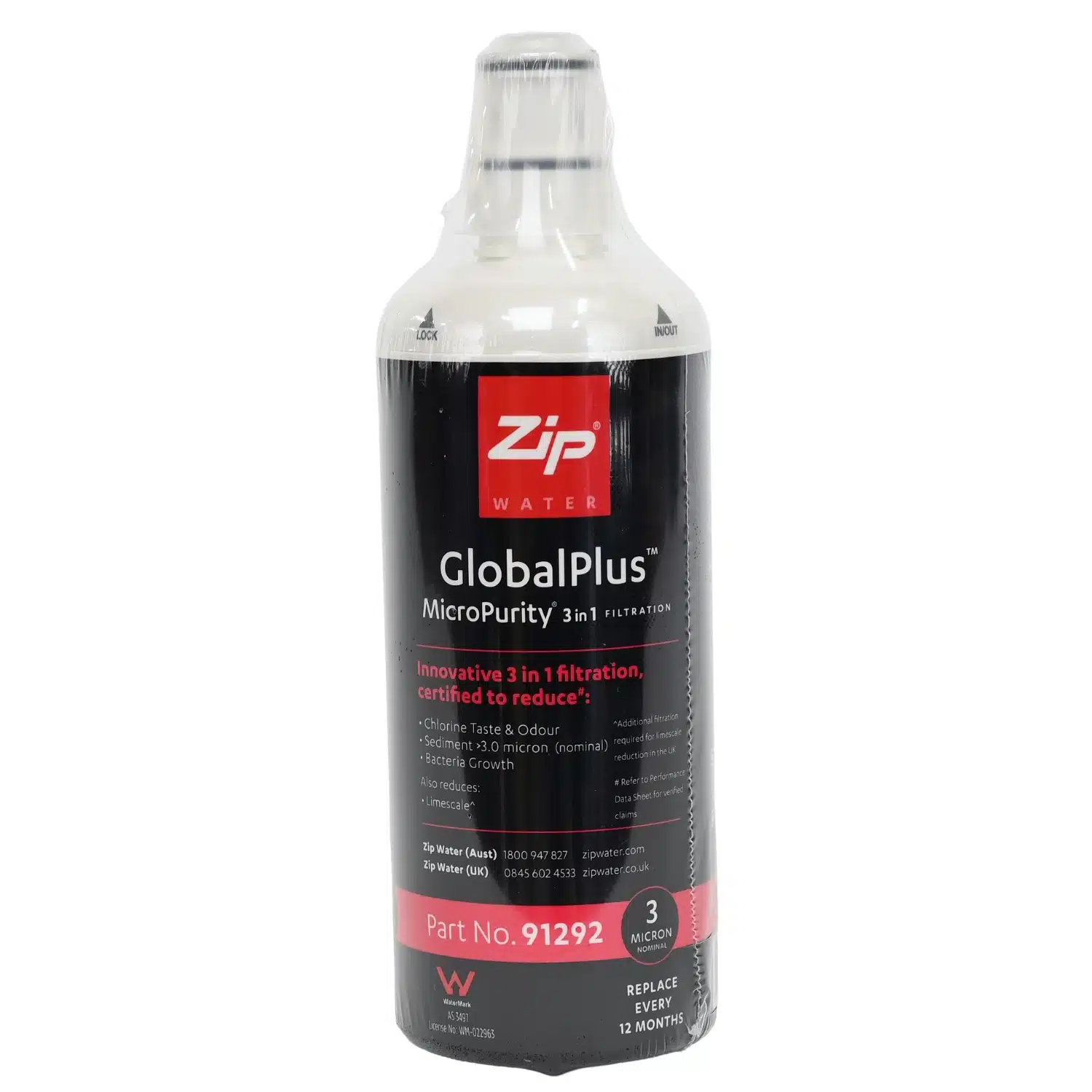 Genuine ZIP 91292 Water Filter 3 Micron