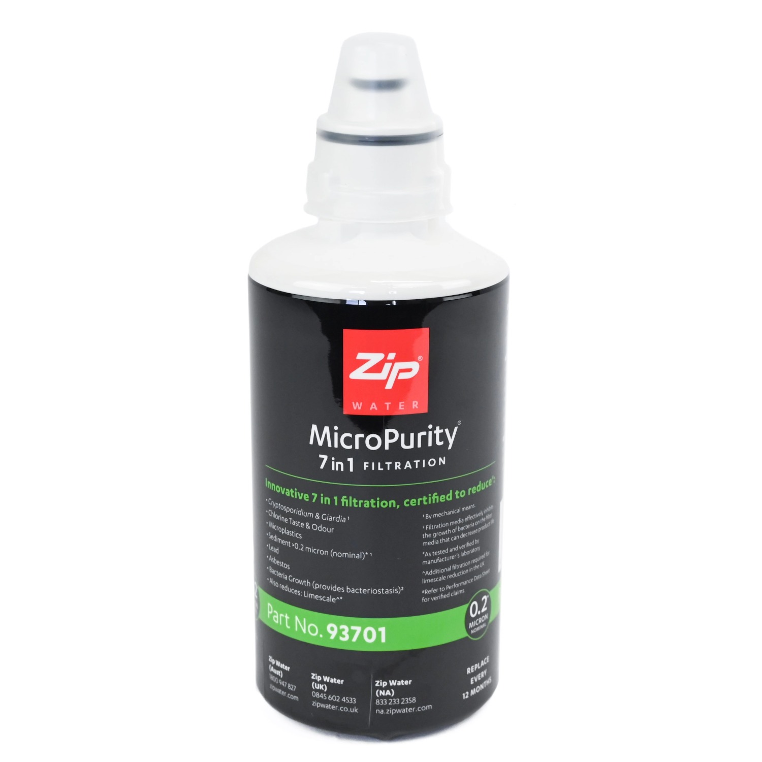 Genuine ZIP 93701 Water Filter zero point 2 microns for ZIP micropurity systems