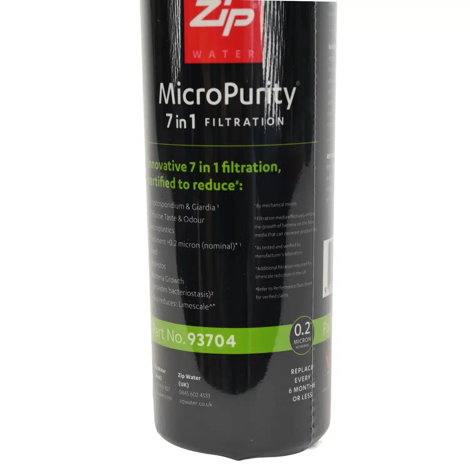 Genuine ZIP 93704 Water Filter zero point two Micron