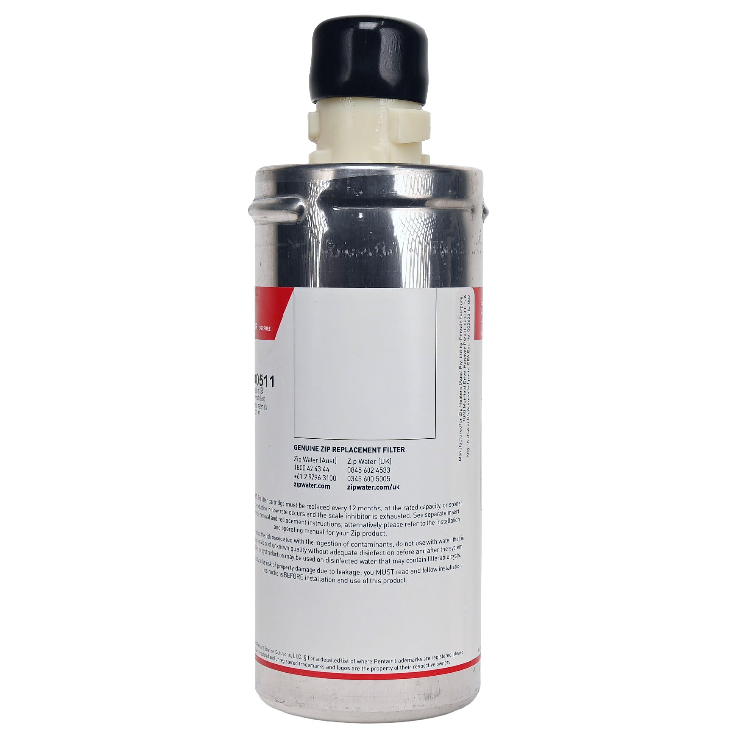 Genuine ZIP 93706 0 point 2 Micron Carbon Free Water Filter 1 point 5Z-CF