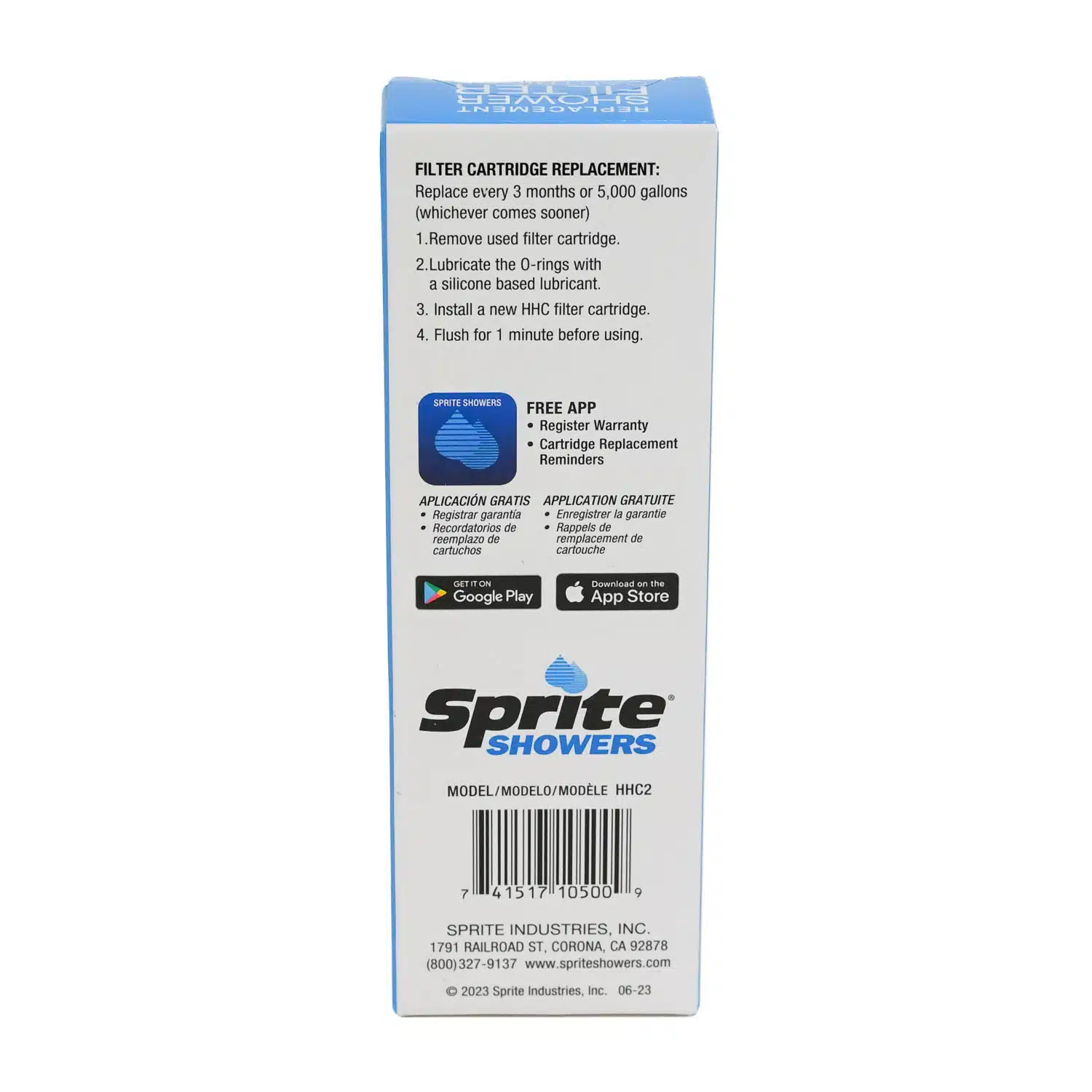 Hand Held Sprite Shower Filter Replacement Cartridges.