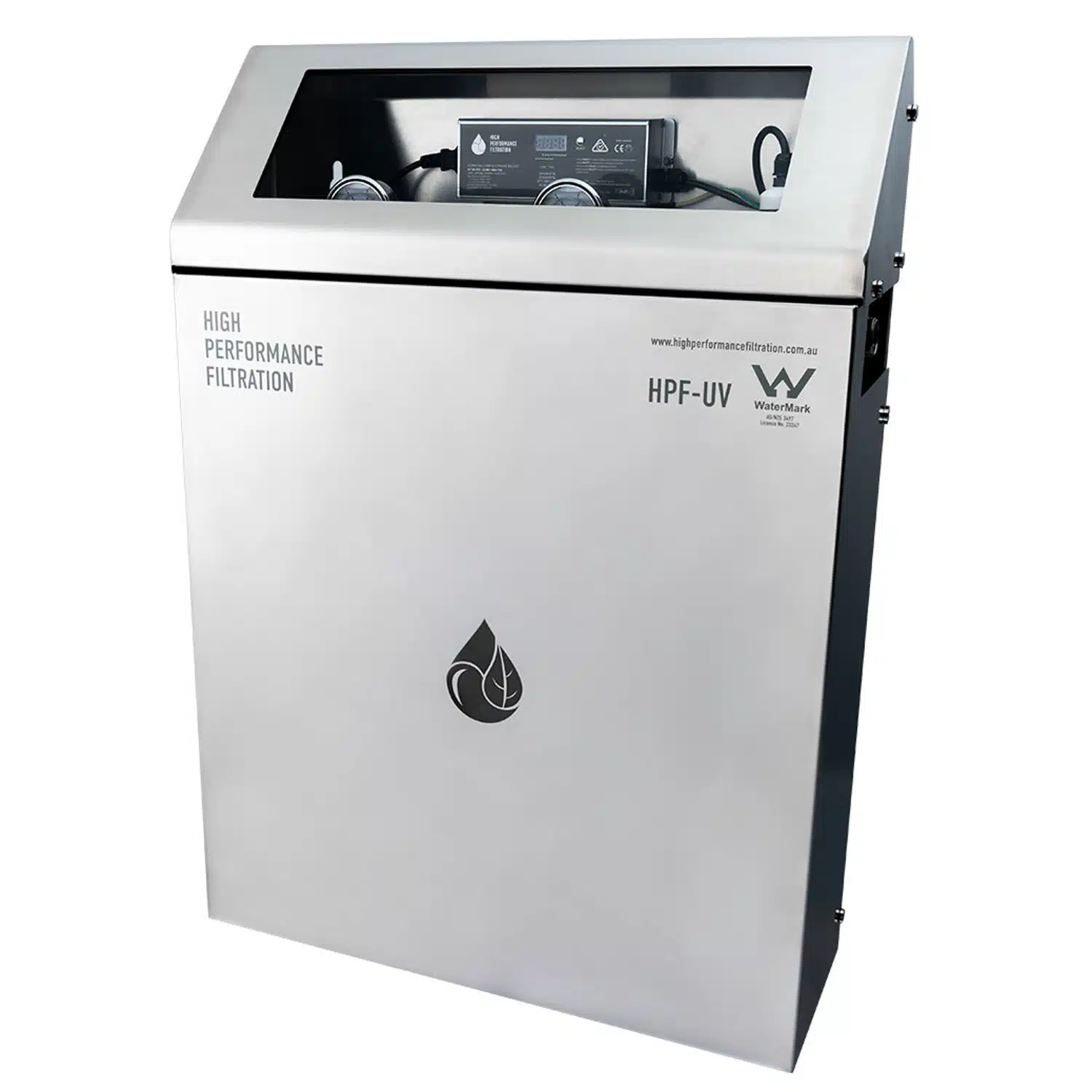 High Performance Filtration HPF-UV Twin Filter and UV Steriliser All in one system enclosed in stainless steel housing