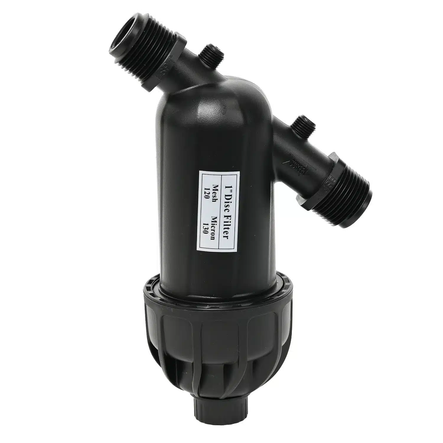 In line Disc Strainer Sediment Filter 120 Mesh Pre Filter with 25mm 1inch male ports