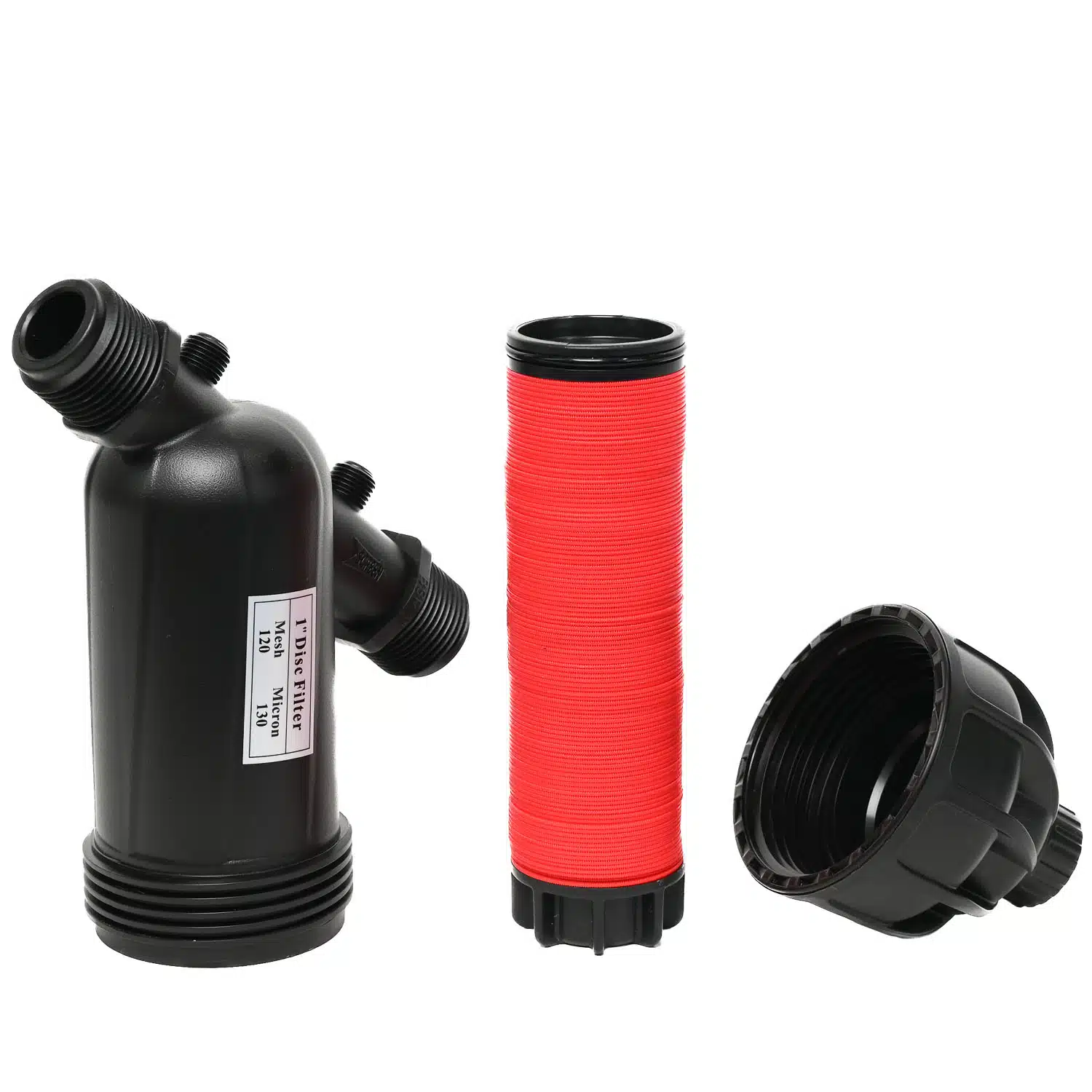 In line Disc Sediment Filter 120 Mesh with 25mm 1inch male ports - Image 2