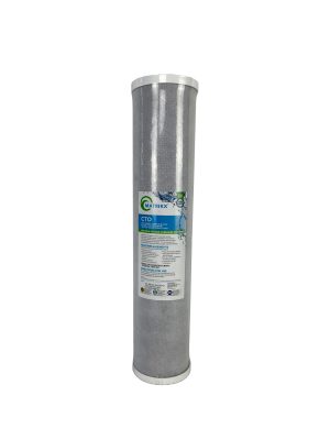 Matrikx 20 inch by four point five inch carbon water filter for chemical and sediment reduction