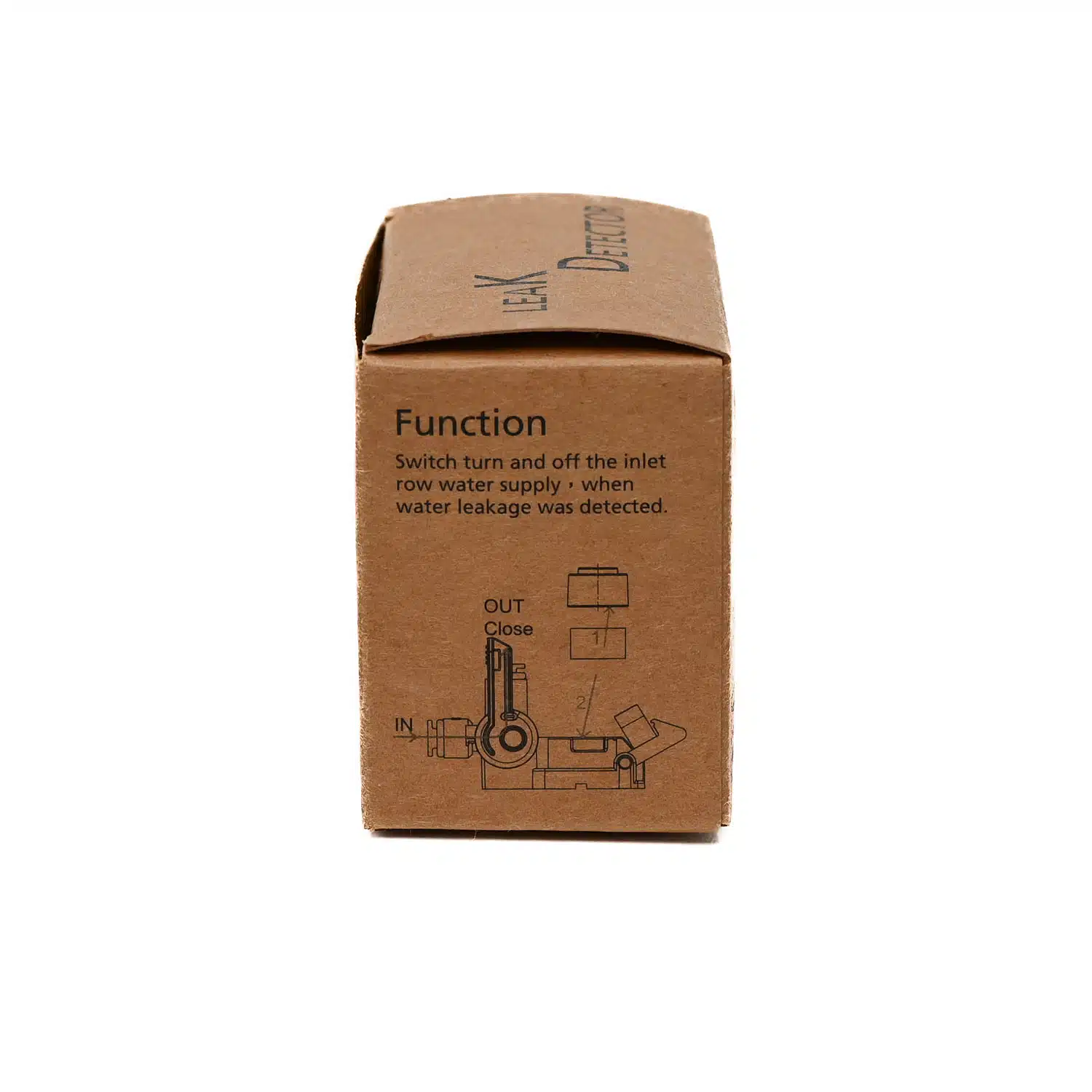 Mechanical Water Filter Leak Detector with quarter inch inlets and outlets