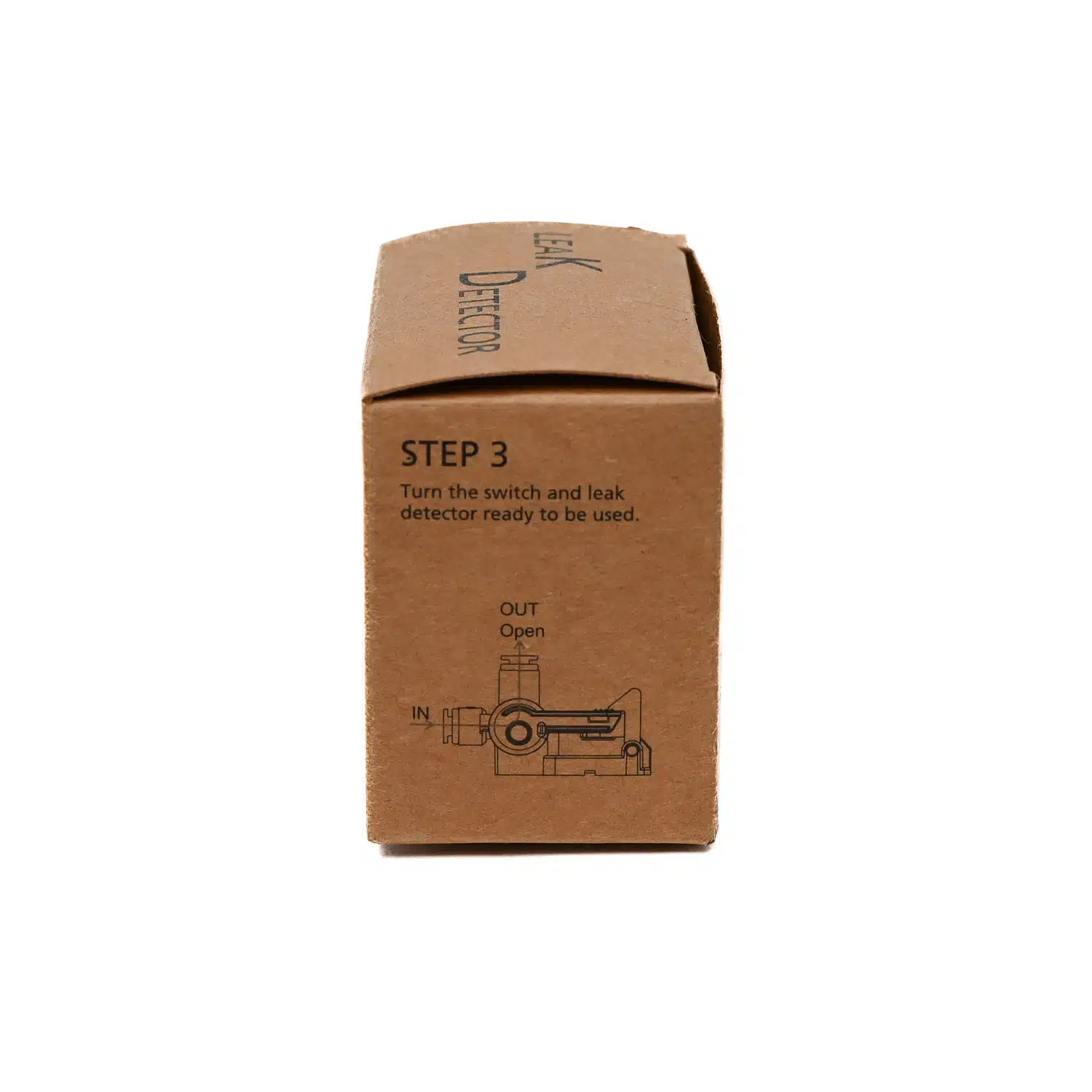 Mechanical Water Filter Leak Detector with quarter inch inlets and outlets