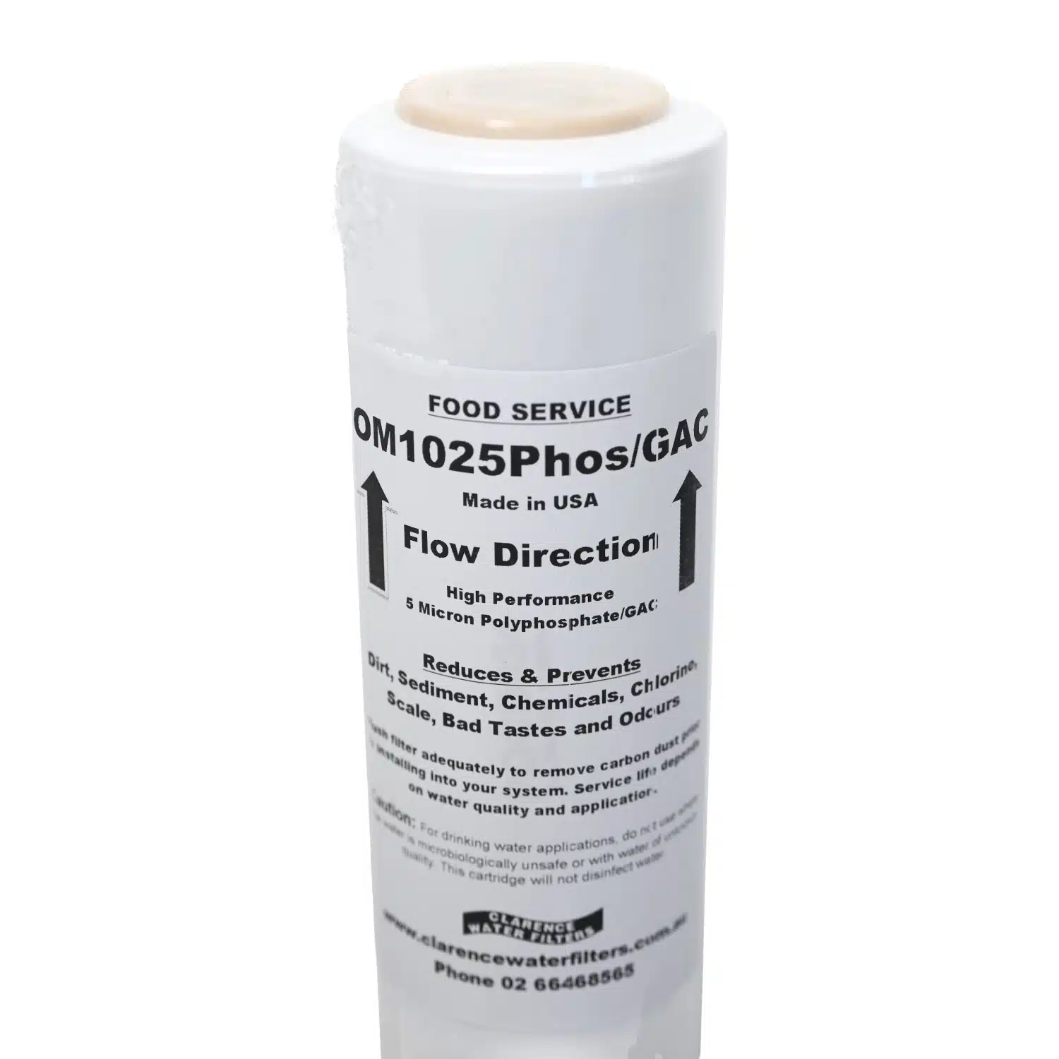 OM1025Phos_GAC Food Service Polyphosphate & Carbon Triple Action Filter