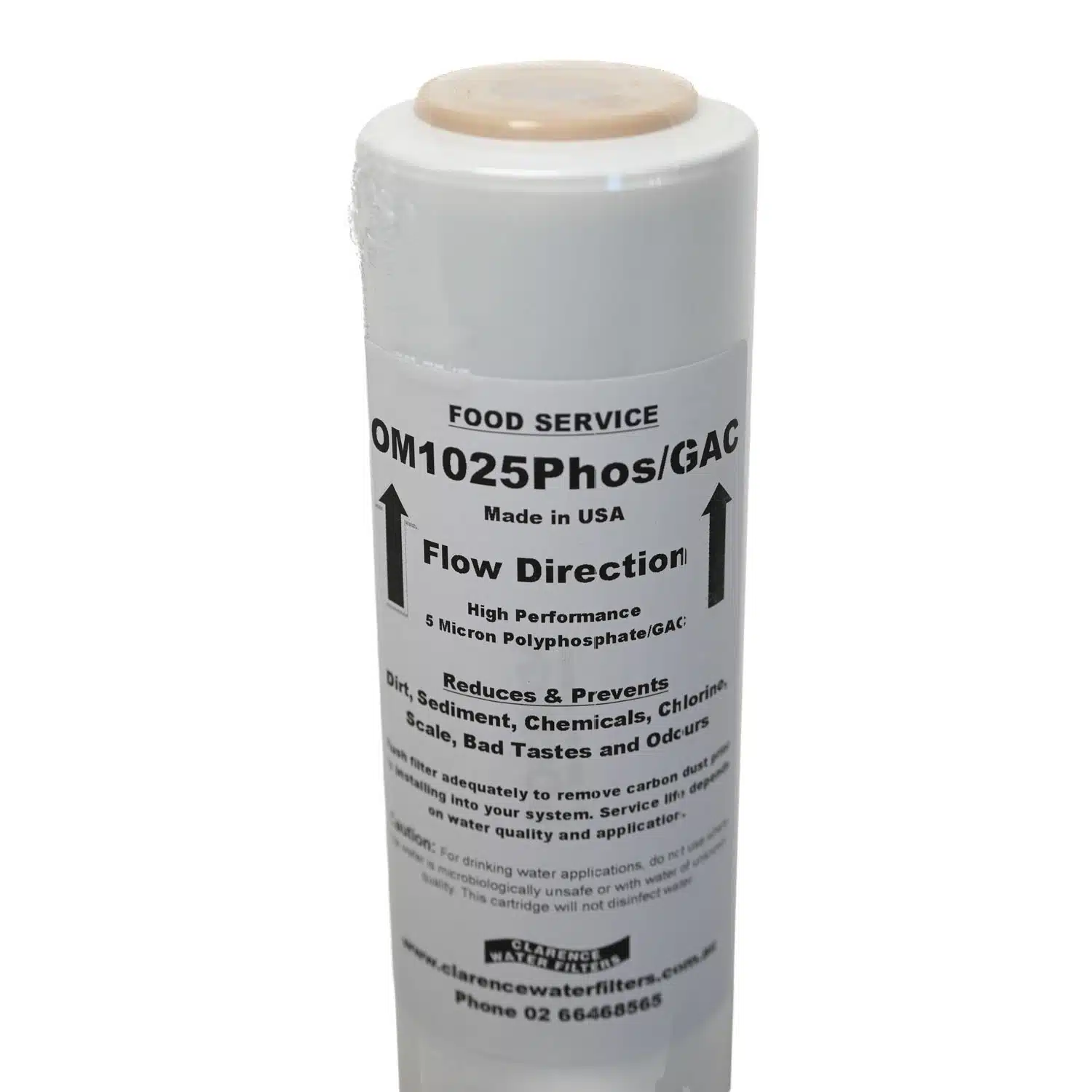 OM1025Phos_GAC Food Service Polyphosphate & Carbon Triple Action Filter