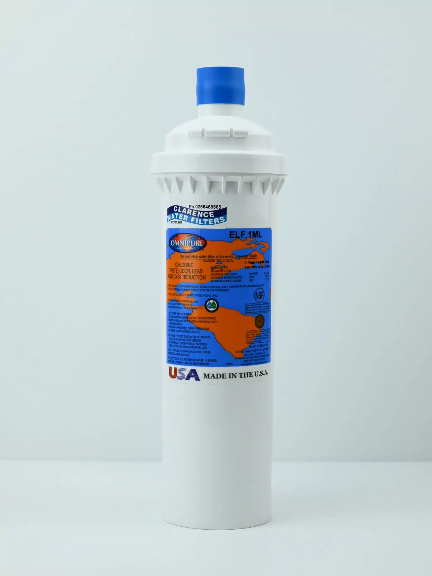 Omnipure ELF 1ML 1 Micron Lead Reduction Carbon Water Filter