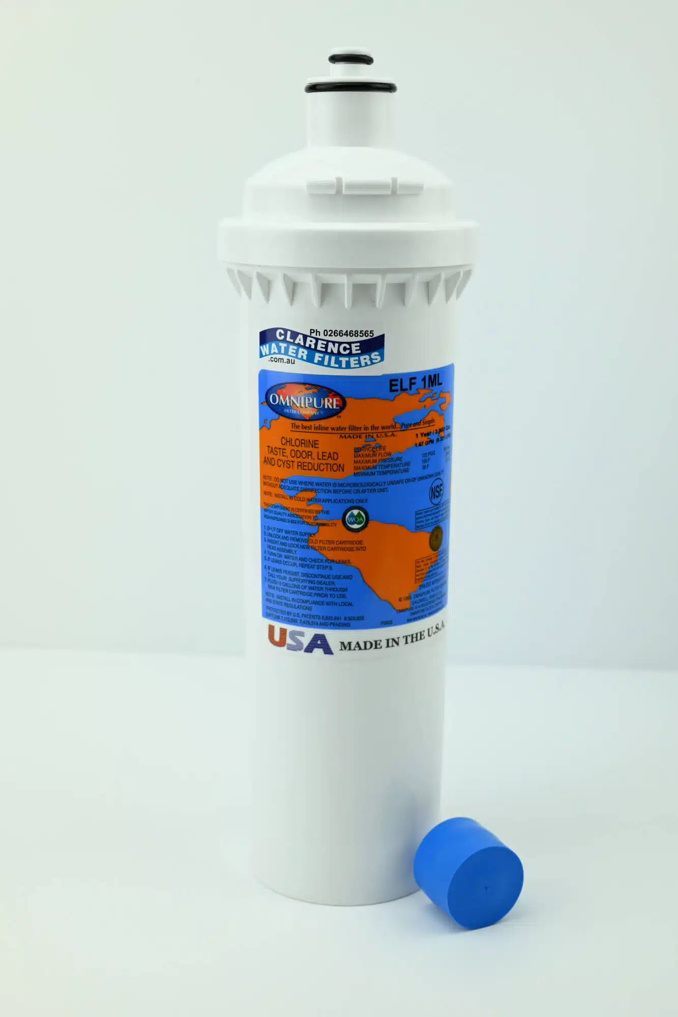 Omnipure ELF 1ML 1 Micron Lead Reduction Carbon Water Filter