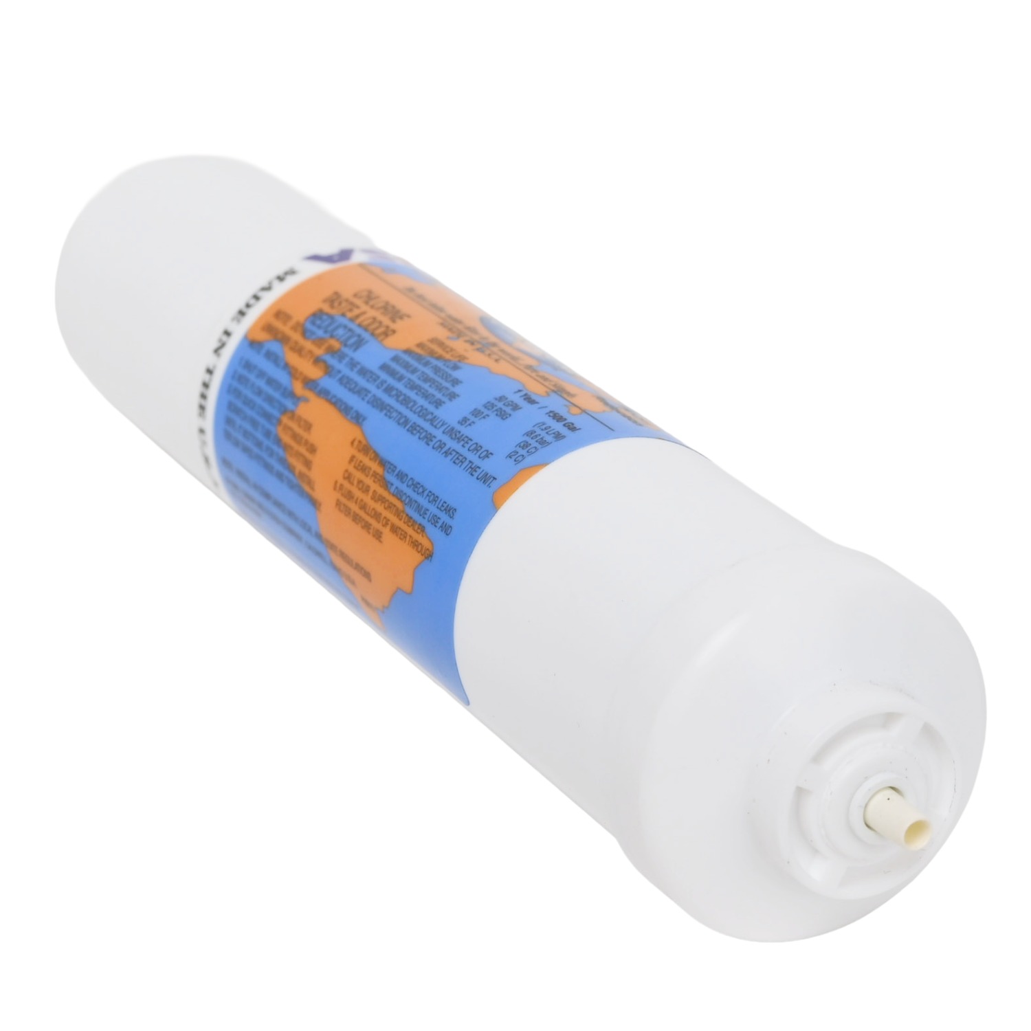 Omnipure K2520 1 Micron Inline Carbon Block Water Filter rated at 1 micron