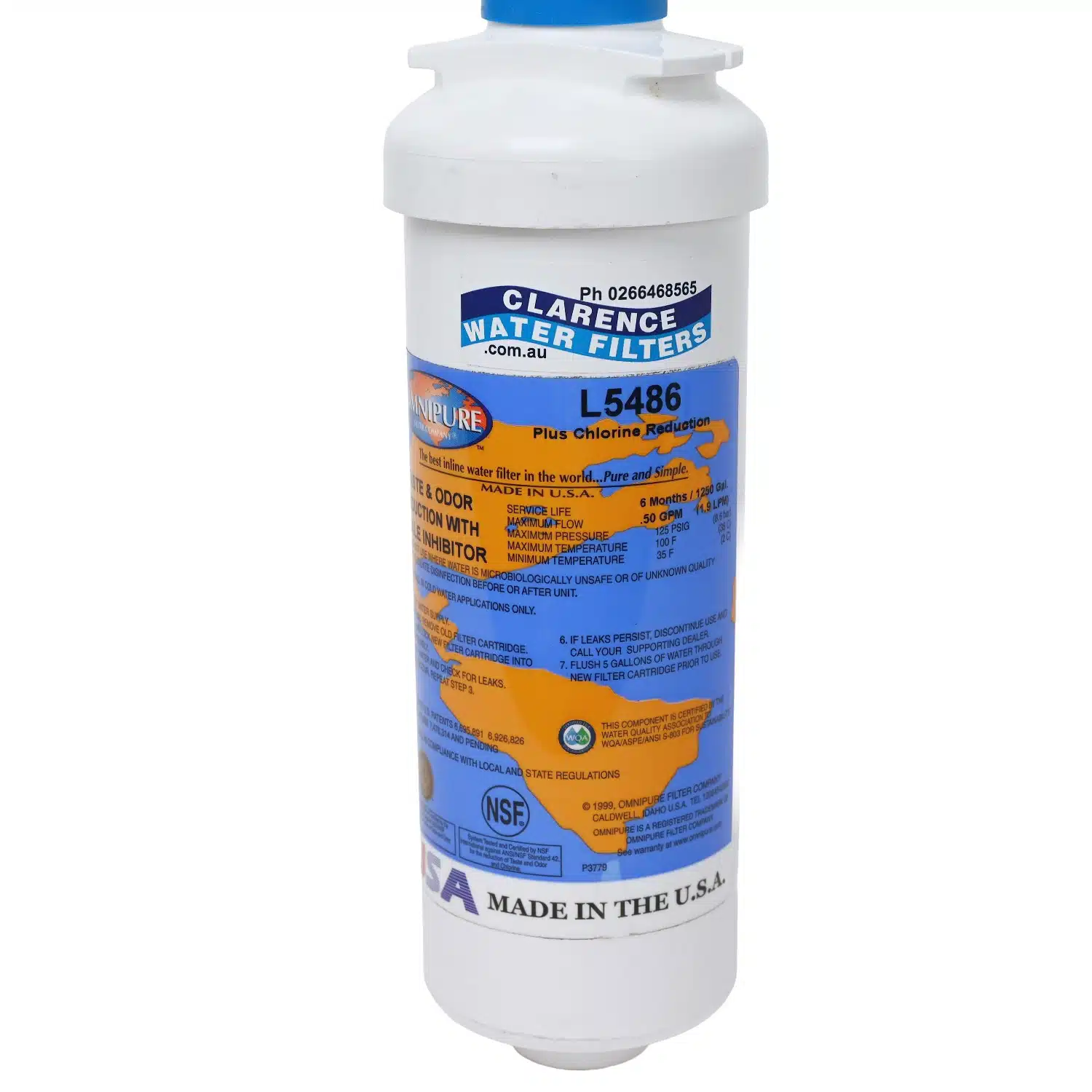 Omnipure L5486 Triple action Taste & Odour and Scale inhibitor water filter