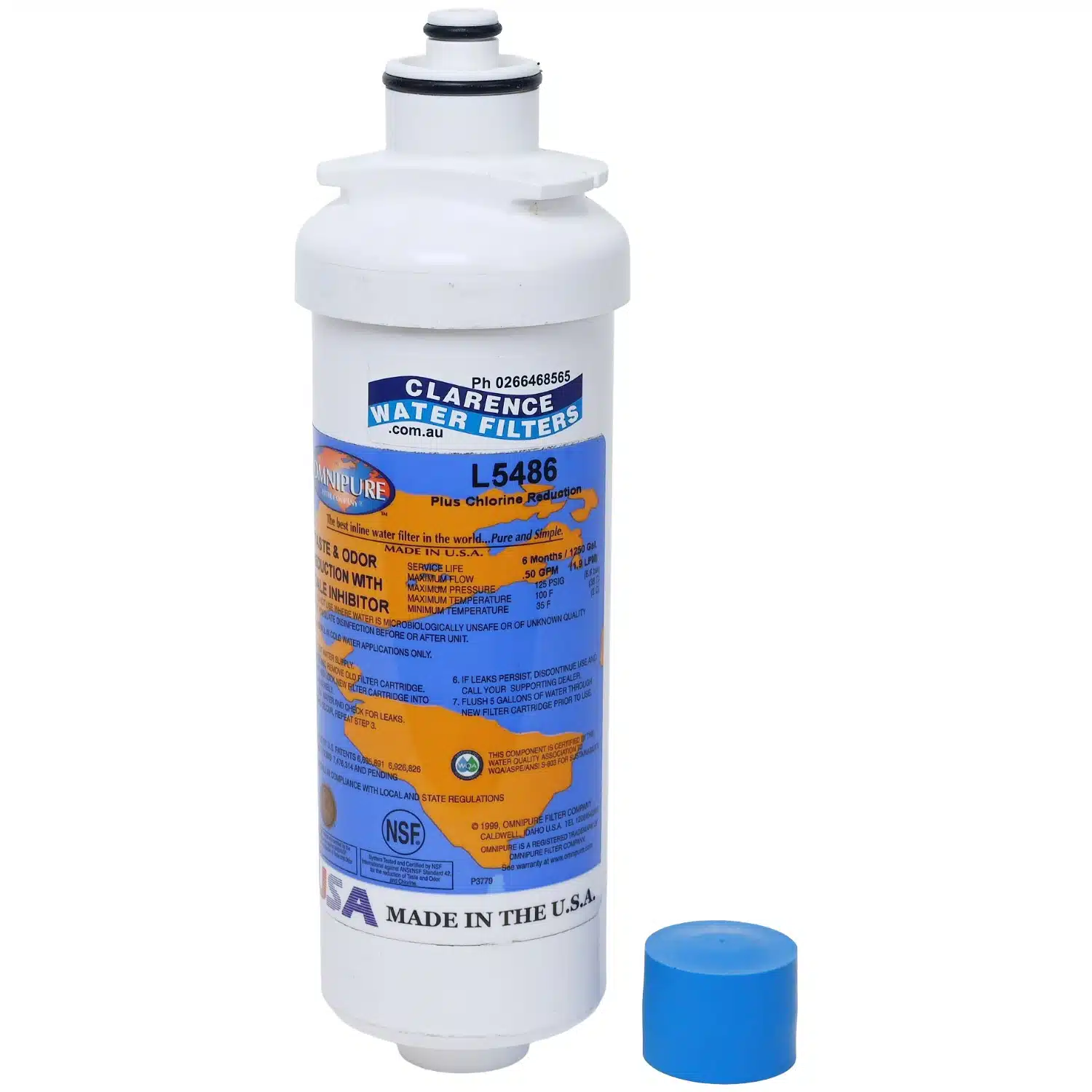 Omnipure L5486 Triple action Taste & Odour and Scale inhibitor water filter