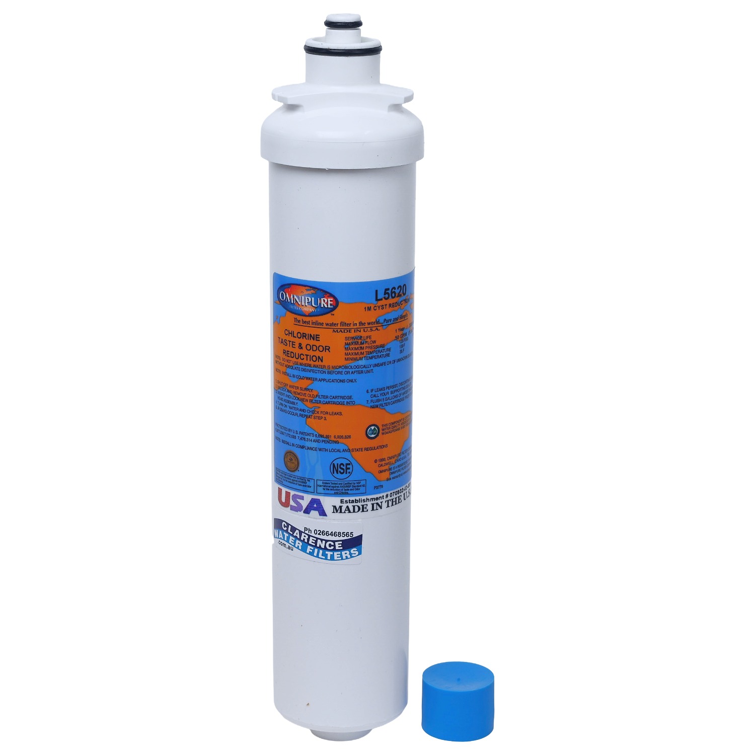 Omnipure L5620 1 Micron Taste and Odour extra fine carbon filter