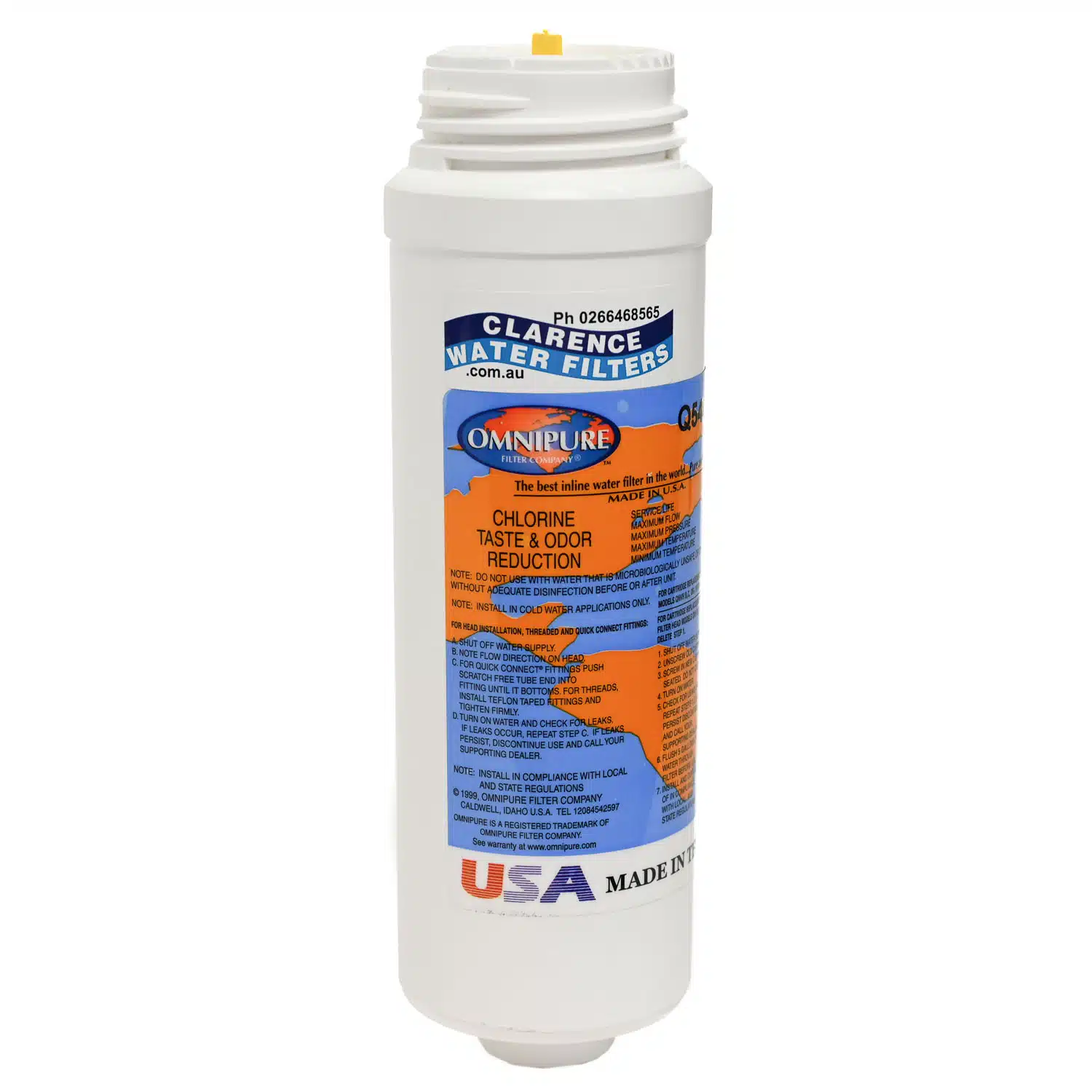 Omnipure Q5440 5 micron GAC screw-in replacement water filter American made