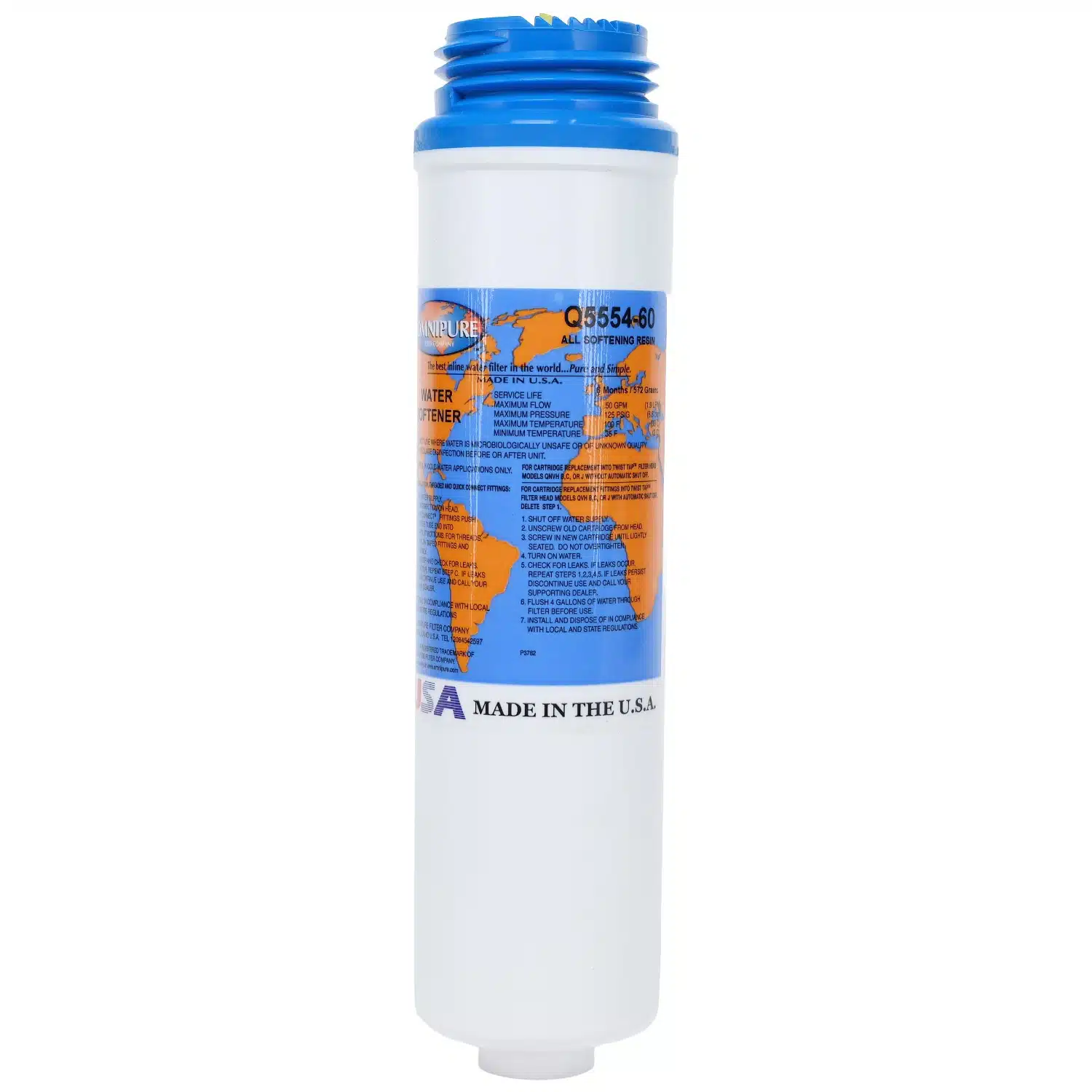 Omnipure Q5554-60 Blue Top Water Softener