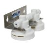 Omnipure Twin L Series Filter Heads with quarter inch Tube Fittings