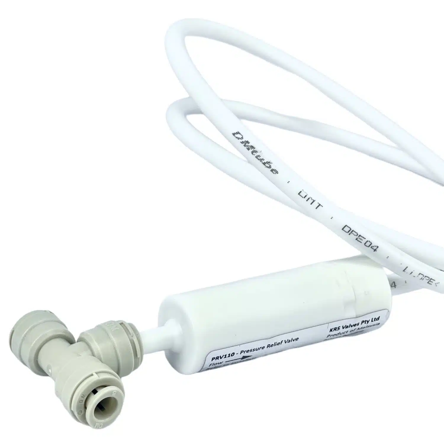 PRV110 Pressure Relief Valve Kit for releasing excess pressure from the water lines to protect water filters and other equipment