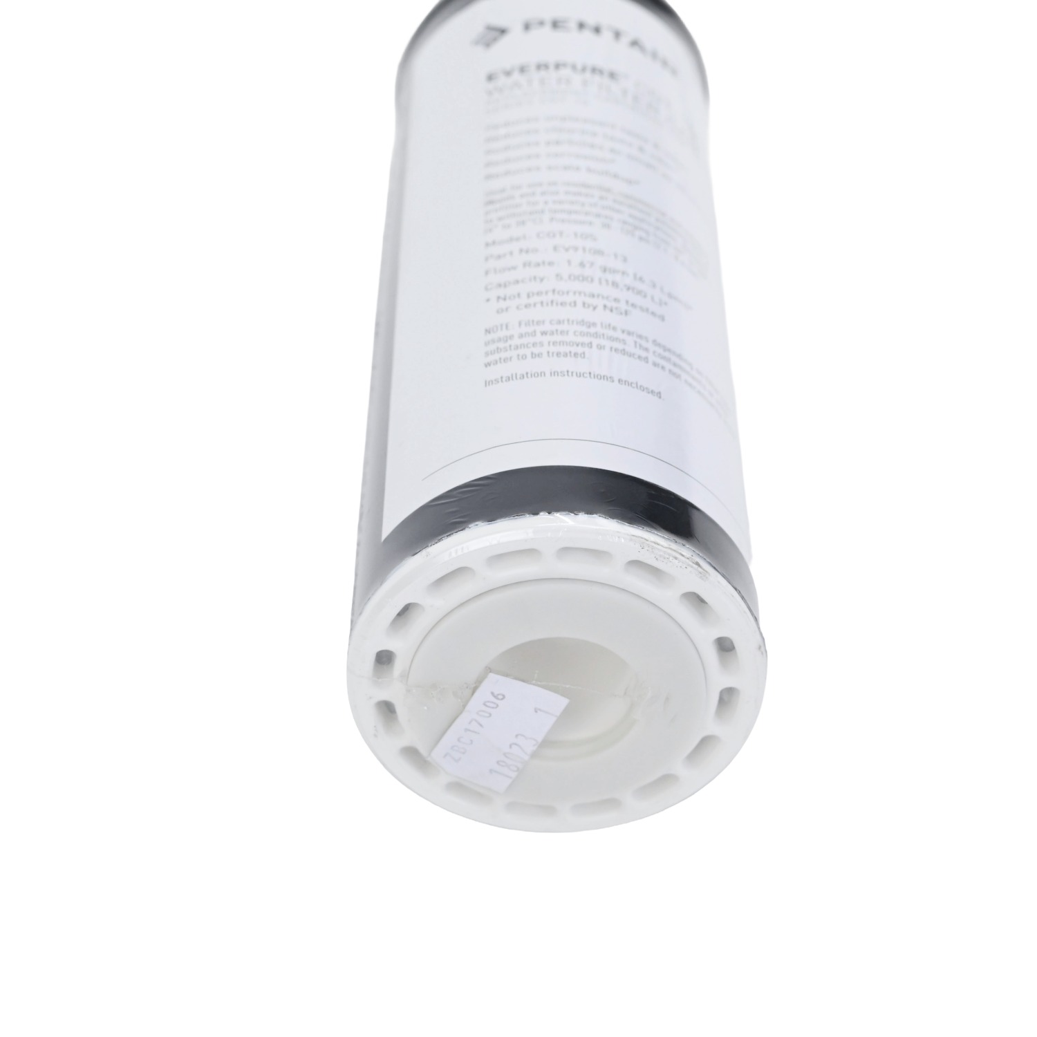 Pentair Everpure CGT-10S (EV9108-13) 10 inch x 2 point 5 inch Carbon Water Filter with Scale Protection