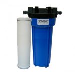 Portable Water Filter with 0.5 Micron Ceramic Filter and Click on Hose Fittings