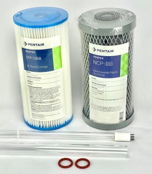 Puretec Hybrid H6 Replacement Filters UV Lamp Quartz Sleeve and O-rings