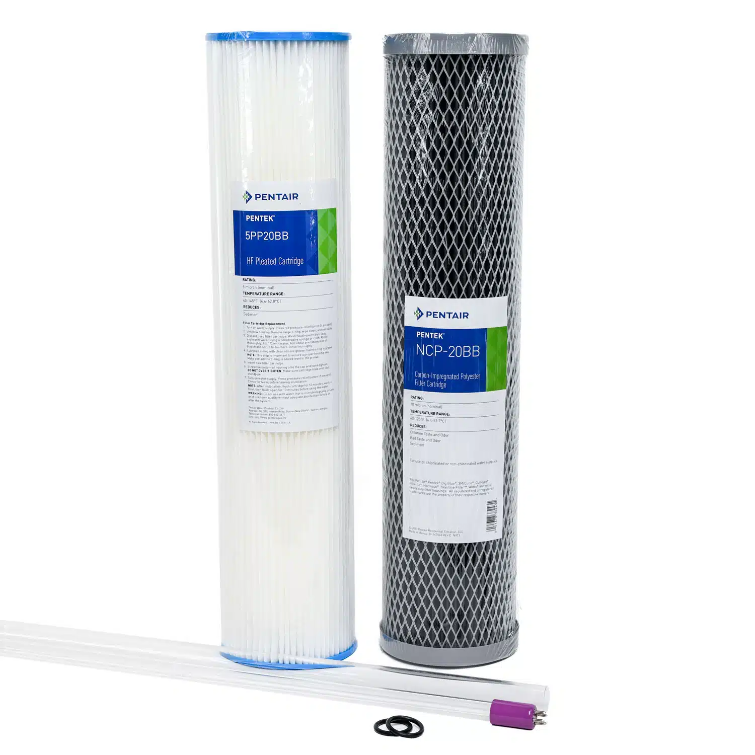 Replacement UV lamp and filter service kit compatible with Puretec Hybrid G7 and R2 rainwater systems