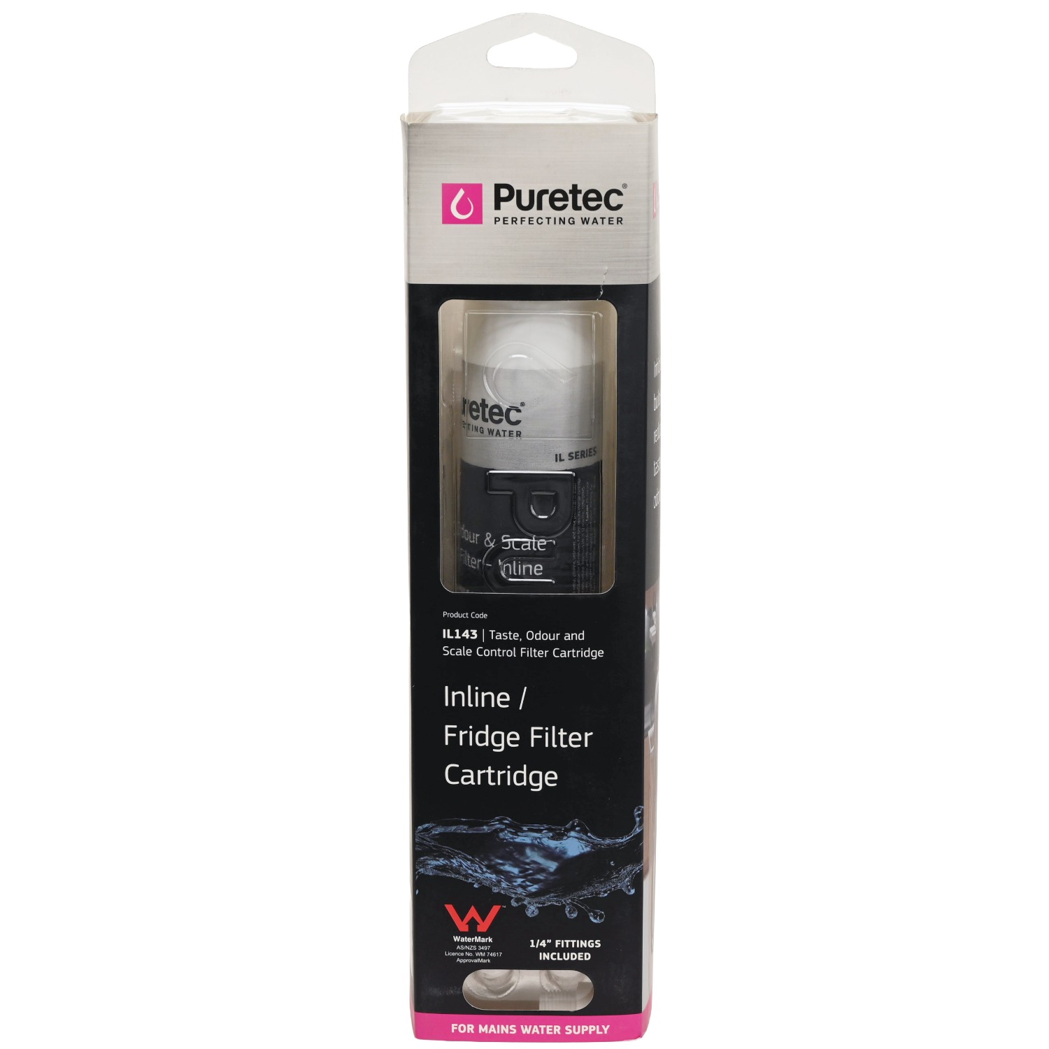 Puretec IL143 Inline Fridge Filter Rated at 5 Microns