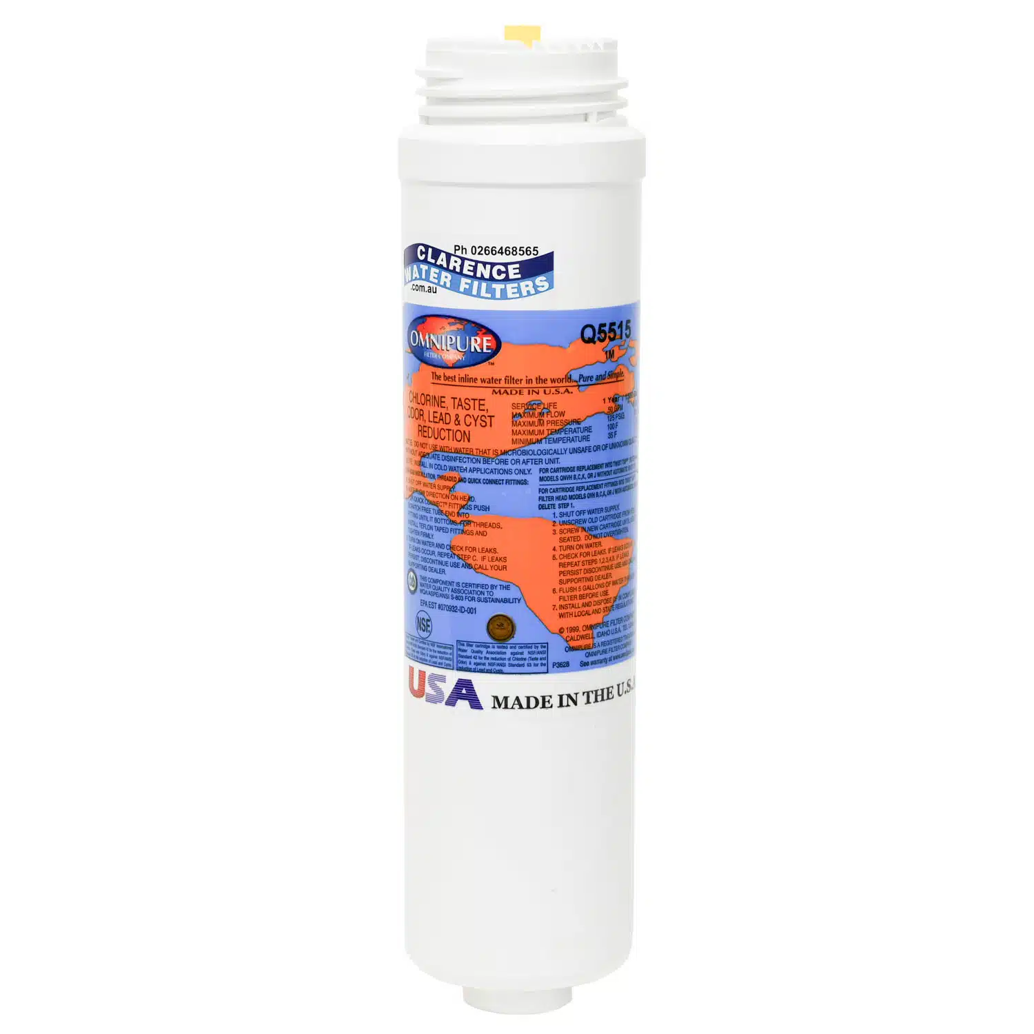 Q5515 Omnipure 1 Micron Carbon Filter with Lead Reduction