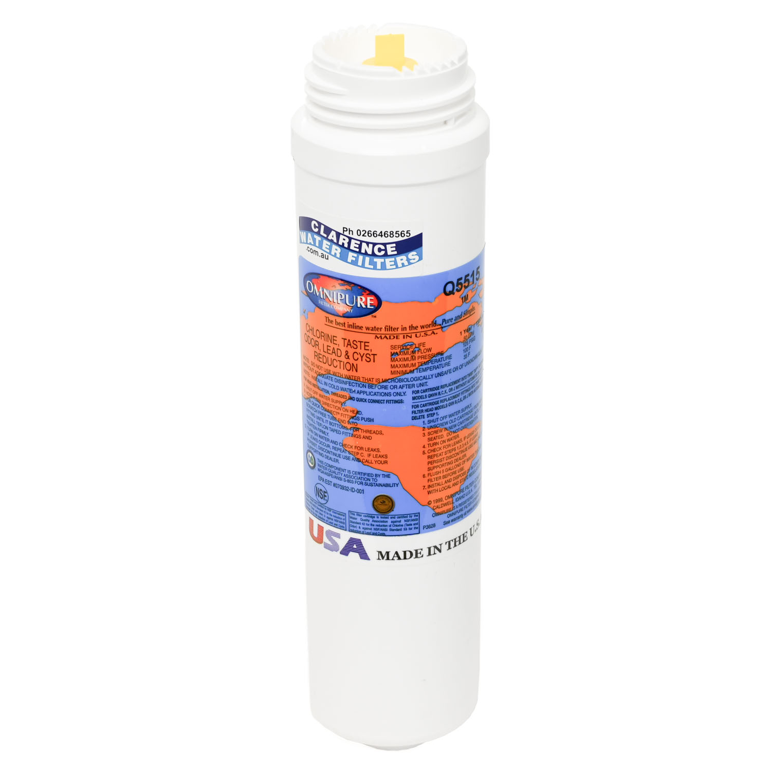 Q5515 Omnipure 1 Micron Carbon Filter with Lead Reduction