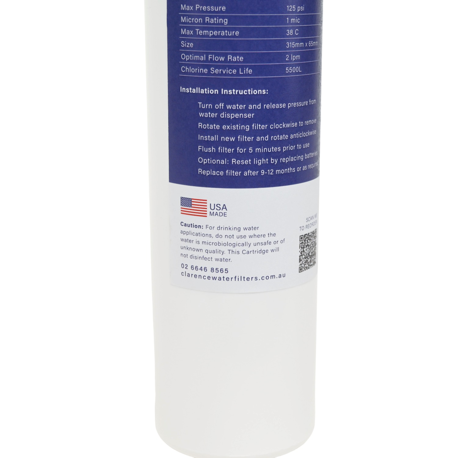 CWF QT12R Compatible Water Filter Cartridge - Image 6