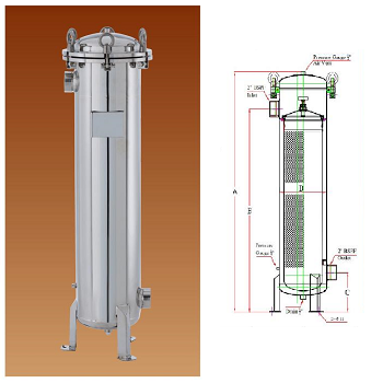 SS bag housing Size 2