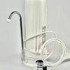 Single 10 inch by 2.5 inch Bench Top Water Filter System with A Spanner and internal spout adaptor (2)
