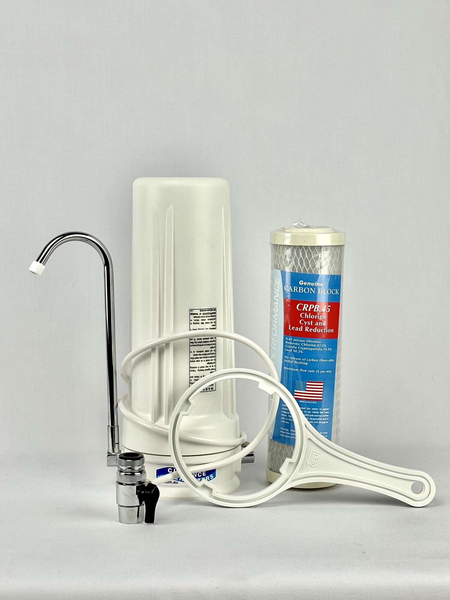 Single Bench Top Water Filter System Clarence Water Filters Australia