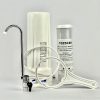 Single 10 inch by 2.5 inch Bench Top Water Filter System with a 1025CB Budget Carbon Water Filter