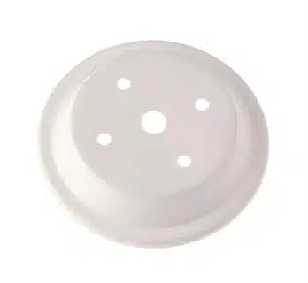 Small white base plate