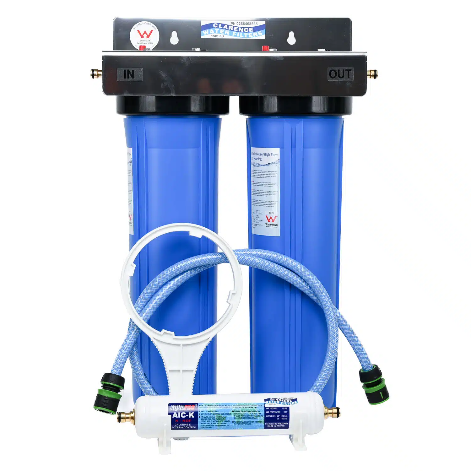 Spot Free Window and Car Detailing TDS Water Filter System with Push On Hose Fittings T2045TDSR POH